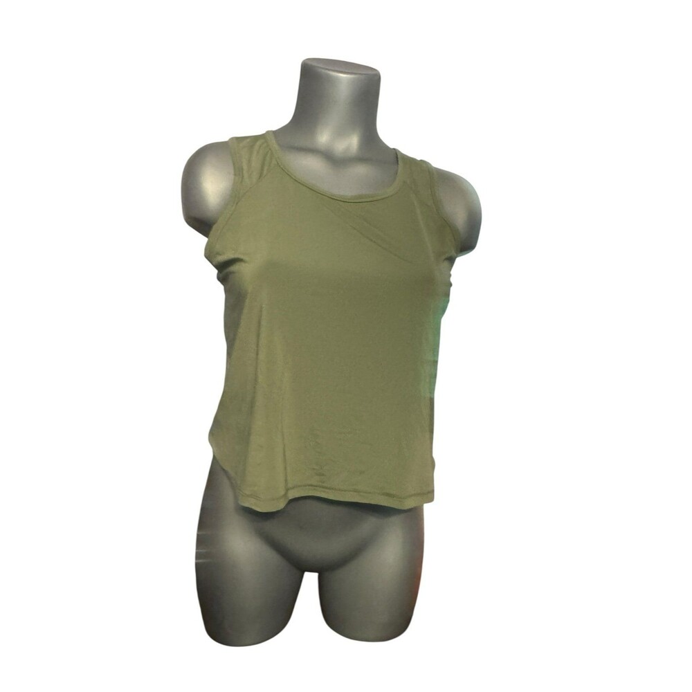 New Offline by air high neck workout shirt, green